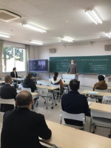 協定校　韓国・大邱大学に交換留学する派遣留学生の出発式を行いました。