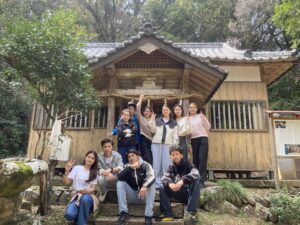 International Students Join Walking Tour to Kumano Shrine – A Memorable Cultural Exchange in Isahaya –